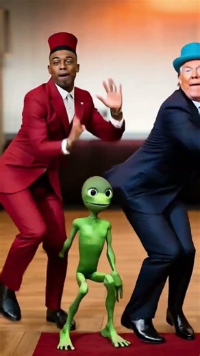 TRUMP & MBAPPE vs Alien dance. #Shorts. Subscribe. AiShorts.