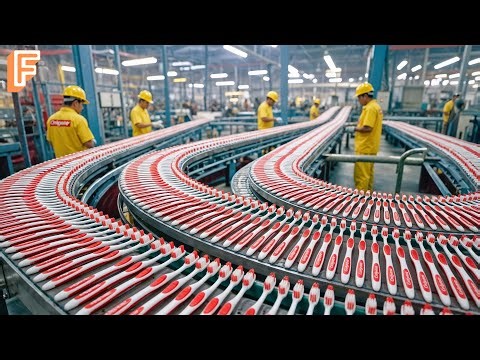 How Millions Of Toothbrushes Are Made Every Year Inside Massive Production Line