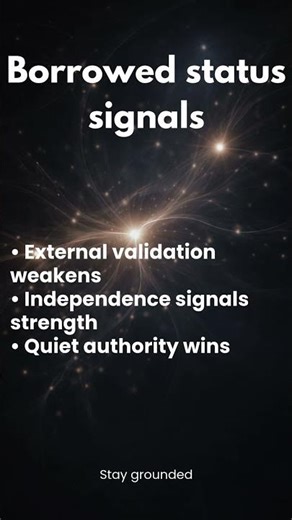 Borrowed status signals