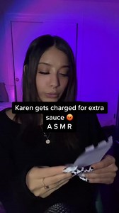 Karen Gets Charged for Extra Sauce 😡 ASMR