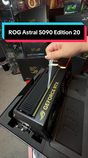 ROG Astral 5090 Edition curved AMOLED on GPU review
