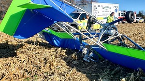 Man injured in ultralight aircraft crash