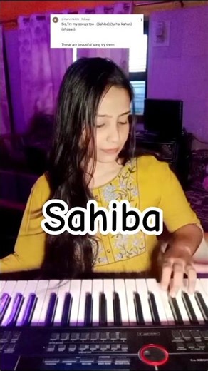 Sahiba on synth hits different 🎹✨Day 5 #shorts #shortsfeed #ytshorts #sahiba #adityarikhari #explore