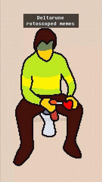 Deltarune memes | Rotoscoping pt. 18 #animation #pixelart #deltarune