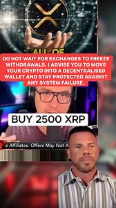 14K views · 69 reactions | PROTECT YOUR CRYPTO ASSETS! Don't hold on exchanges or a cold wallet and ledger to safeguard your crypto assets use a decentralized wallet to avoid losing them. #rpnews #XLM #ripple #xrp #xr #rpnews #crypto #creatorsearchinsights #typ #rpnewsripple #rpcommunity #xrpupdate #CryptoProtection #web3wallet#digitalwealthacademy #BlockchainSecurity #cryptostrategy #ripplexrp #DecentralizedFinance #CryptoMindset #xrpnews #xrpnewstoday | Jake claver Xrp | Facebook