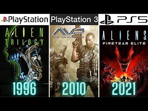 ALIEN PlayStation Evolution PS1 - PS5 (1996-2021)