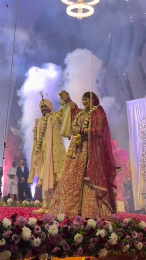 🐒 Media Monkey on Instagram: "12 years it took and we have finally become ONE 💘 @robby_dhaliwal @sincerelyxmusku [#harmeetkimuskan #mediamonkey #instagram #reels #weddingreels #shaadiseason #indianwedding #instawedding #hearttoheart #fyp #trending ]"