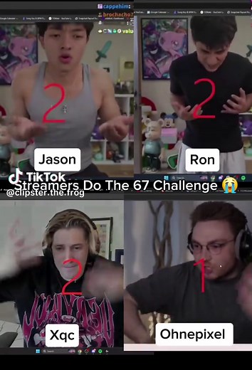 Streamers Take on the 67 Challenge