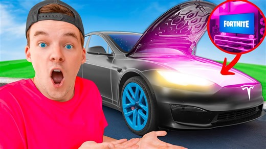 I built a secret gaming room in a Tesla to hide from my girlfriend!