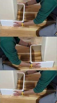 Baseboard around a column — no nails, clean install #carpentry #remodel #install #protips #woodwork