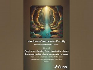 Kindness Overcomes Enmity: A Song of Forgiveness and Love