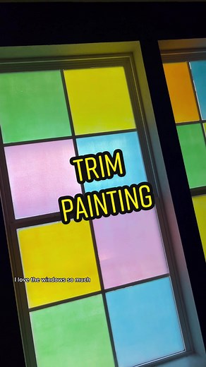 Colorful DIY Window Vinyl Craft: Painted Glasswork for a Colorful Living Room Pop