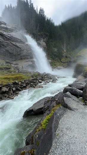 Sam Culley on Instagram: "Krimml Waterfalls - Austria 🇦🇹 This epic waterfall drops at total of 380 metres and is split in to 3 sections, all as amazing as each other… also making it the highest in Austria and amongst the highest in Europe! Parking in Krimml which is a beautiful village worth exploring too… Entrance is €9 which is worth it and the hike is 4km up a steep but well made path up the side! It’s a mega climb to be honest 😅 Don’t forget your waterproofs! PS. I didn’t see any taxis ha