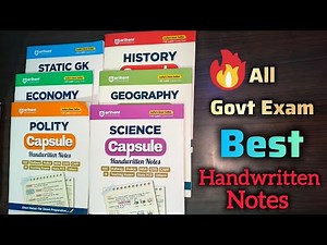 Arihant Capsule Latest Notes Review | Gs Best Handwritten Notes 2025 | #handwritten #capsule