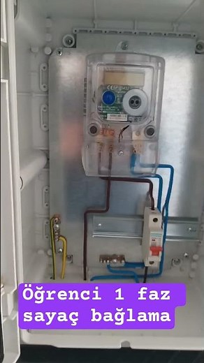 öğrenci 1 faz sayaç bağlama #eğitim #bilgiteknolojileri #elektrikelektronik #arduino