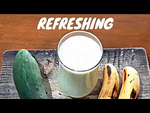 How to Make Cucumber Banana Smoothie at Home | Easy Recipe 🥒🍌🍹