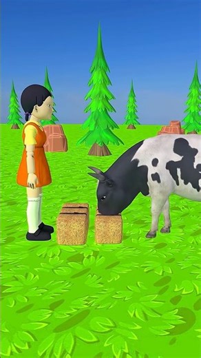 Funny Cow Eating & Silly Moments 😂 | Cartoon Comedy Animation 🐄