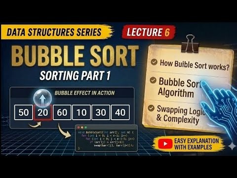 Bubble Sort in Data Structures | Bubble Sort Algorithm & C++ Implementation