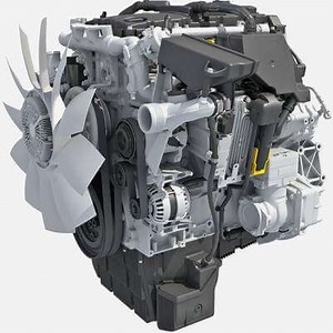 Detroit DD5 Diesel Engine - 3D Model by 3D Horse