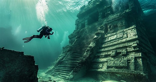 Samabaj, la ciudad hundida bajo el lago Atitlán que se ha identificado como la "Atlántida" de los mayas