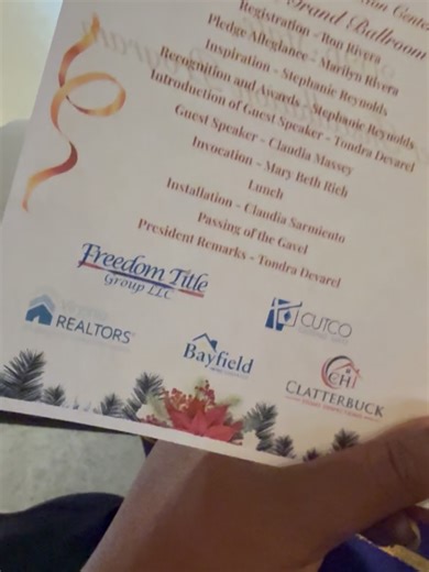 Claudia Massey on Instagram: "Thank you, Tondra Devarel, for having me as the guest speaker for the 2026 State Officer Installation Program for the Women’s Council of Realtors Virginia!!!! Congratulations to you all!!! 🎊 Conquer, Create and Command A Successful Lifestyle While LEADING with purpose, integrity and compassion!!! Blessings to you all!!! 💜❤️💜 I was blessed to be supported by my daughter, @themillennialmamapreneur, today!!! Love you, Baby!!! ❤️"