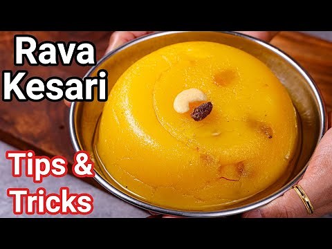 Rava Kesari Recipe - Hotel Style with Secret Tips, Tricks | Famous Kesari Bath Bangalore Hotel Style