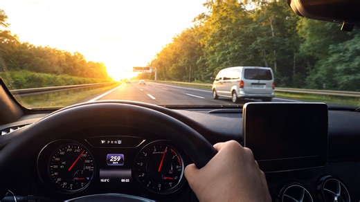 Mercedes A45 AMG autobahn top speed acceleration test