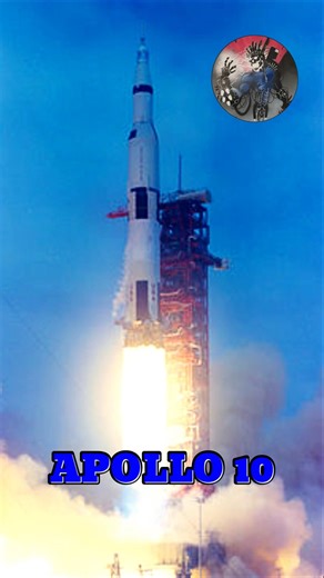 Apollo 10: Launch And 2nd Stage Ignition.