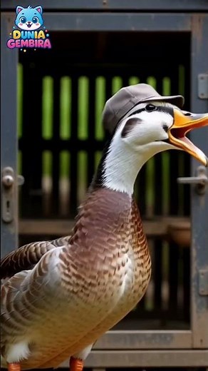 5 Bebek Kecil Bermain 🦆 Lagu Anak Anak | Bebek Asli Naik Mobil Mainan 🚗 | Dunia Gembira