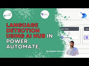 How to Detect Language using AI Hub in Power Automate || 49