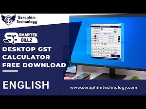 GST Calculator in Desktop | How To Use - English | Free Download | Windows 7, 8/8.1, 10, 11.