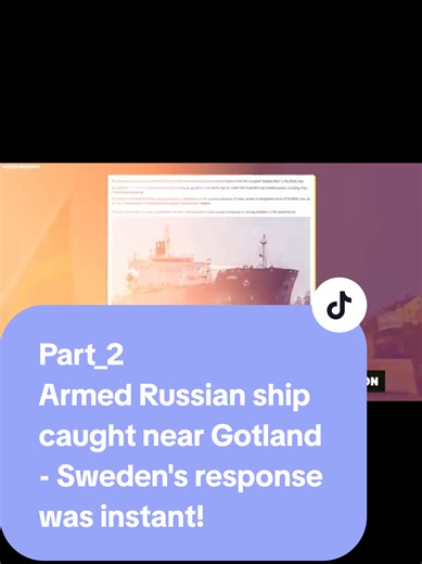 Armed Russian Ship Near Gotland: Sweden's Rapid Response