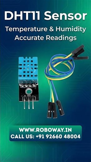 DHT11 Temperature and Humidity Sensor Module Contact No:+91-9266048004 #short #short #shortvideo