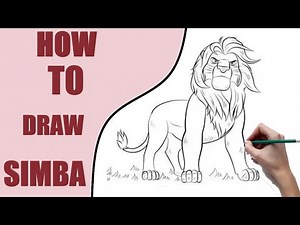 How To Draw Simba From The Lion King|| Step by Step Tutorial