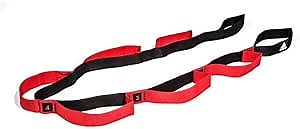 adidas Stretch Assistant Band for Improved Mobility, Recovery, and Flexibility - Woven Durable Yoga Strap and Workout Stretching Strap with Six Stretch Loops - Includes Two Strong Handles