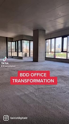 1.7K views · 14 reactions | Office transformation at BDD! Contact our sales team on 76 770 696 for more info! | Beirut Digital District | Facebook