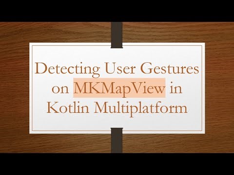 Detecting User Gestures on MKMapView in Kotlin Multiplatform