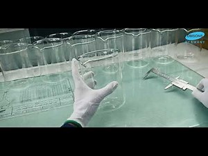 Beaker Manufacturing Process: From Raw Materials to Laboratory Use || OMSONS GLASSWARE