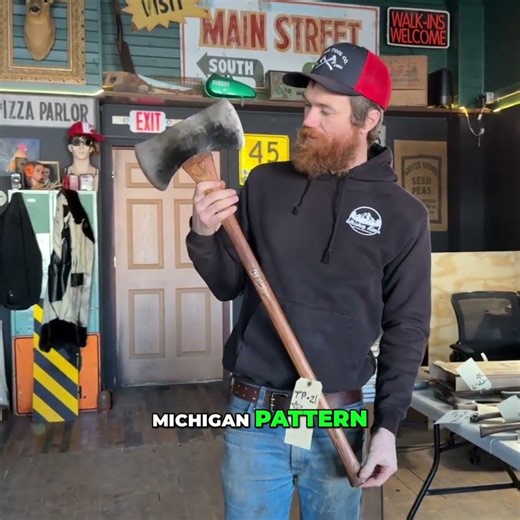 Vintage Flint Edge Axe: All Original!