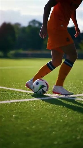 In this video football player teach a unique trick
