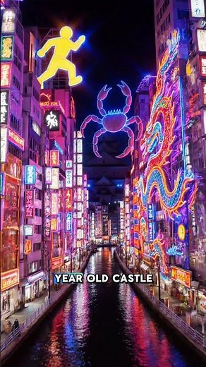 🍜 “The City That INVENTED Street Food Culture” — Dotonbori & Osaka Castle, Osaka, Japan