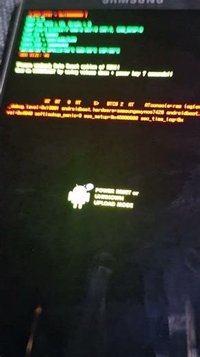 Samsung Note 5 Power Reset Error