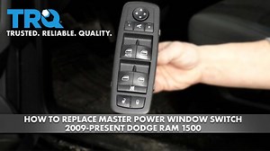 How to Replace Master Power Window Switch 2009-Present Dodge RAM 1500