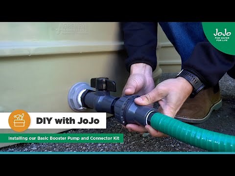 DIY with JoJo_Installing our Basic Booster Pump and Connector Kit