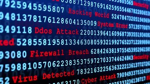 Digital binary data streaming code matrix background loop animation programming coding hacker | Premium 影片庫