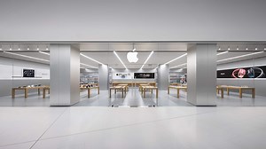 Apple Store footprint in Chinese contracts in August
