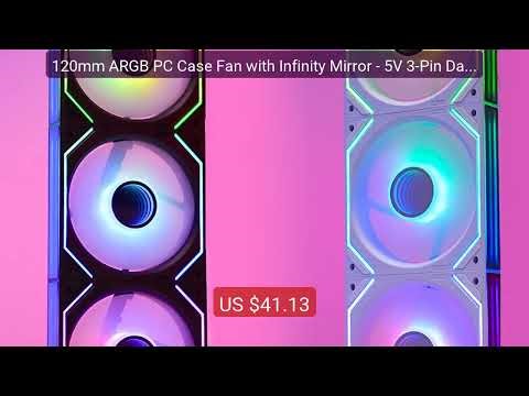 120mm ARGB PC Case Fan with Infinity Mirror - 5V 3-Pin Dais... — Top Pick 2026 | Unbeatable Price!