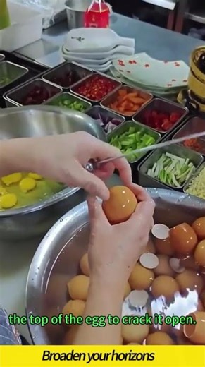 Egg cracking tool #Various process operations