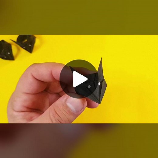 Simple Origami: Batman Ring 😈💍#origami #ShareTheJOYice #easytodo #easytomake #InspiredAwesomeLife #LearnItOnTikTok #gift #fyp #ring #batman