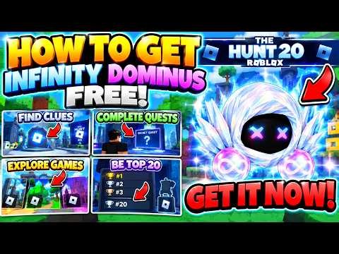 How To Get INFINITY DOMINUS FREE in The Hunt: Roblox 20! (SECRET EVENT PRIZE)